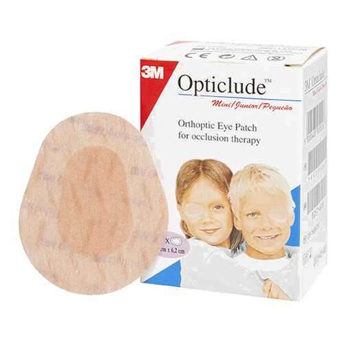 Пластырь 3M Opticlude глазной 5,0 ? 6,2 см бежевый с картинками 20 шт. в Мелодия здоровья
