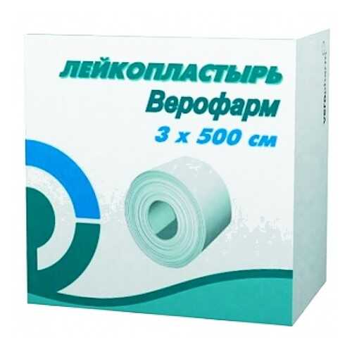 Пластырь Верофарм фиксирующий в рулоне на основе хлопчатобумажной ткани 3 х 500 см в Мелодия здоровья