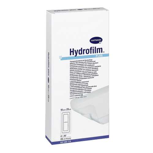 Повязка HARTMANN Hydrofilm plus с впитывающей подушечкой прозрачная 10 см х 25 см 25 шт. в Мелодия здоровья