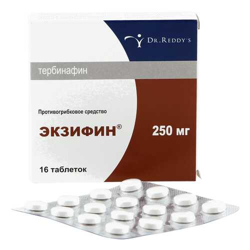 Экзифин таблетки 250 мг 16 шт. в Мелодия здоровья