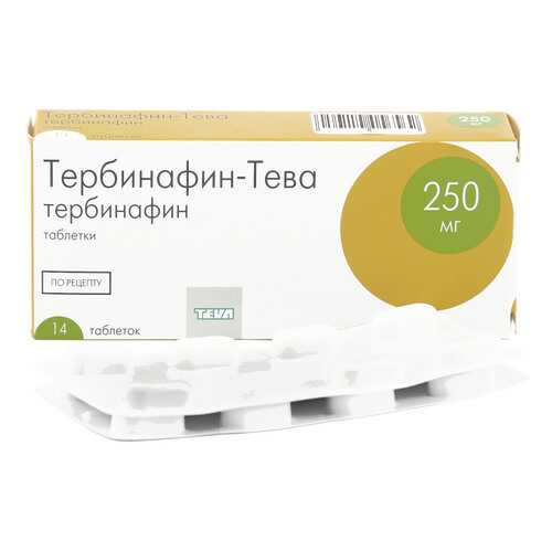 Тербинафин-Тева таблетки 250 мг 14 шт. в Мелодия здоровья