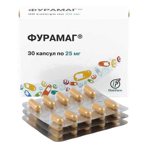 Фурамаг капсулы 25 мг 30 шт. в Мелодия здоровья