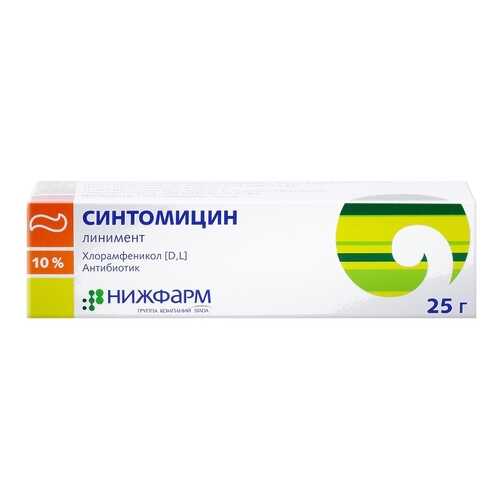 Синтомицин линимент 10% 25 г Нижфарм в Мелодия здоровья