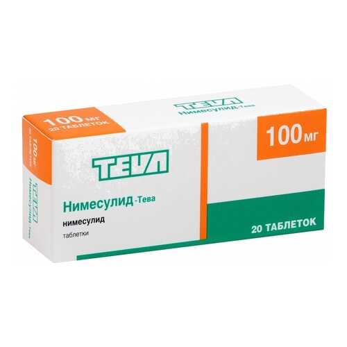Нимесулид-Тева таблетки 100 мг 20 шт. в Мелодия здоровья