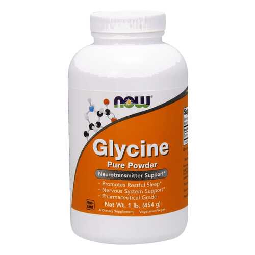 Для нервной системы NOW Glycine Pure 454 г в Мелодия здоровья