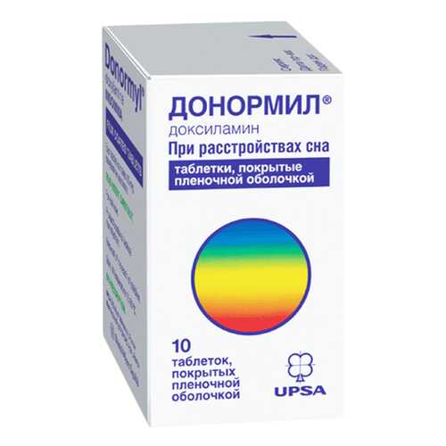 Донормил таблетки, покрытые пленочной оболочкой 15 мг №10 в Мелодия здоровья