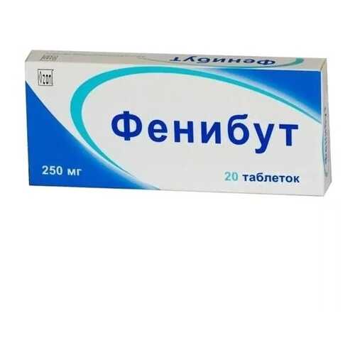 Фенибут таблетки 250 мг 20 шт. Озон в Мелодия здоровья