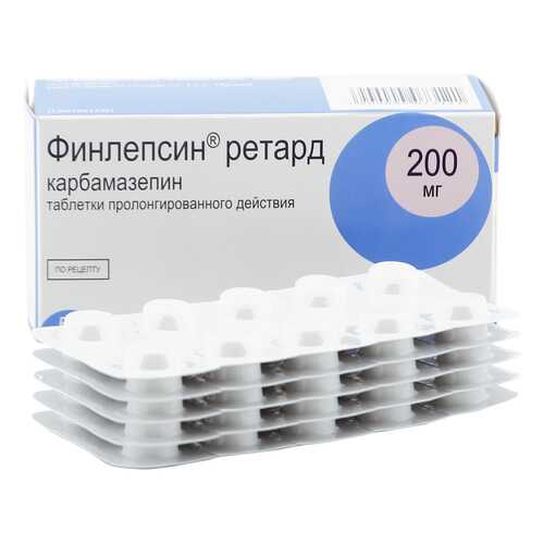 Финлепсин ретард таблетки 200 мг 50 шт. в Мелодия здоровья