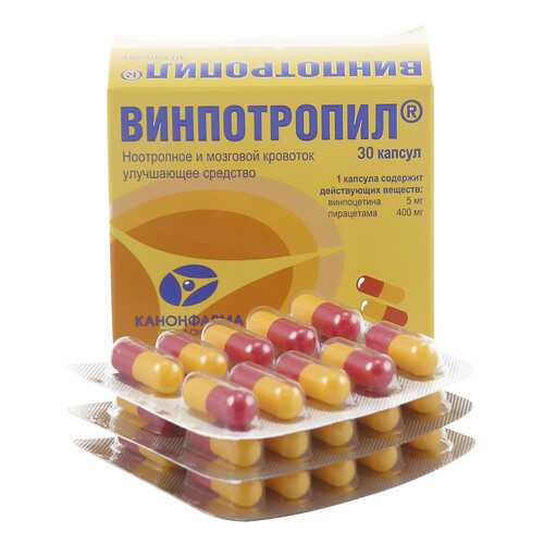 Винпотропил капсулы 30 шт. в Мелодия здоровья