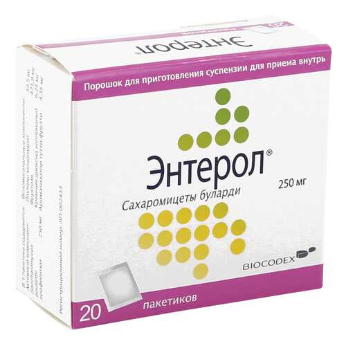 Энтерол порошок для суспензии 250 мг 20 шт. в Мелодия здоровья