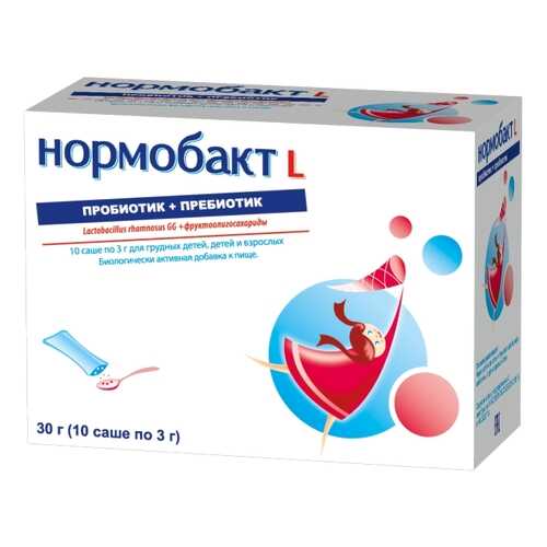 Нормобакт L порошок 3 г 10 шт. в Мелодия здоровья