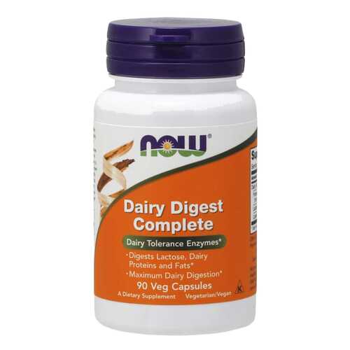 Для пищеварения NOW Dairy Digest Complete 90 капсул в Мелодия здоровья