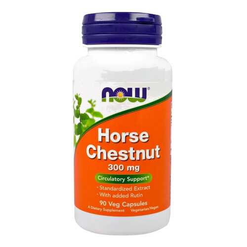 Для сердца и сосудов NOW Horse Chestnut 300 мг 90 капсул в Мелодия здоровья