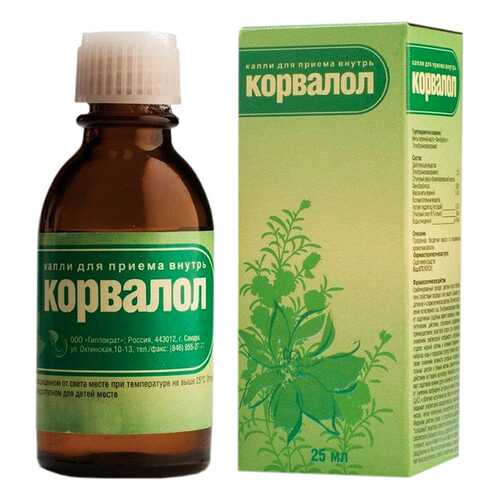 Корвалол капли для приема внутрь 25 мл в Мелодия здоровья