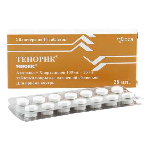 Тенорик таблетки 100 мг+25 мг 28 шт. в Мелодия здоровья