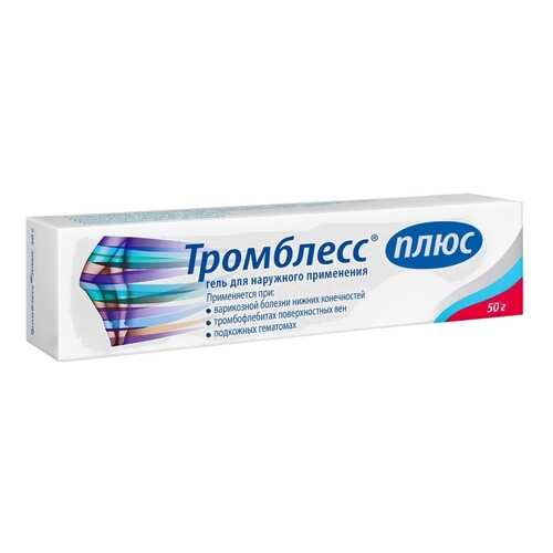 Тромблесс Плюс гель 50 г в Мелодия здоровья