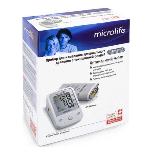 Тонометр Microlife BPA2 Basic автоматический на плечо в Мелодия здоровья