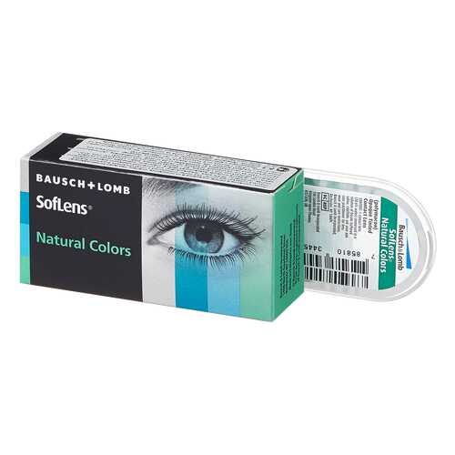 Контактные линзы SofLens Natural Colors 2 линзы -4,50 jade в Мелодия здоровья