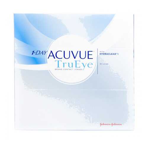 Контактные линзы 1-Day Acuvue TruEye 90 линз R 9,0 -10,50 в Мелодия здоровья