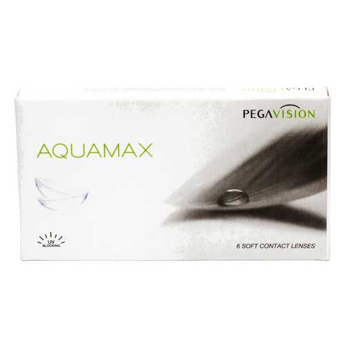 Контактные линзы AQUAMAX 6 линз R 8,6 -10,00 в Мелодия здоровья