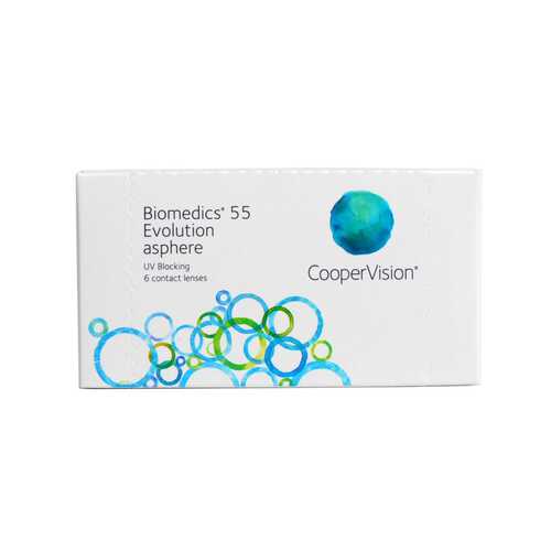 Контактные линзы Biomedics 55 Evolution asphere 6 линз R 8,8 +3,25 в Мелодия здоровья