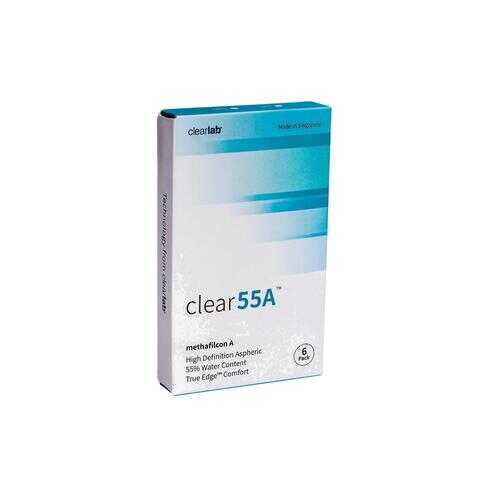 Контактные линзы ClearLab Clear 55 A 6 линз R 8.7 -09,00 в Мелодия здоровья