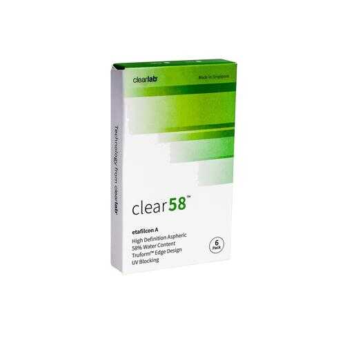 Контактные линзы ClearLab Clear 58 6 линз R 8.7 -05,75 в Мелодия здоровья