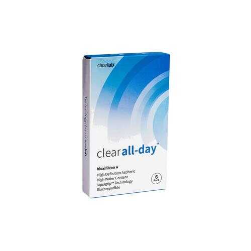 Контактные линзы ClearLab Clear All-Day 6 линз R 8.6 +02,50 в Мелодия здоровья