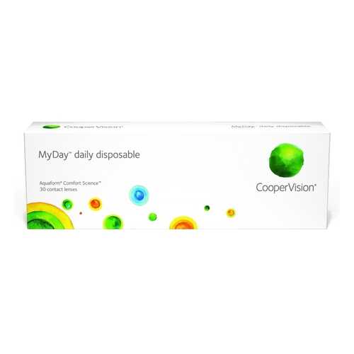Контактные линзы MyDay Daily disposable 30 линз R 8,4 -9,00 в Мелодия здоровья