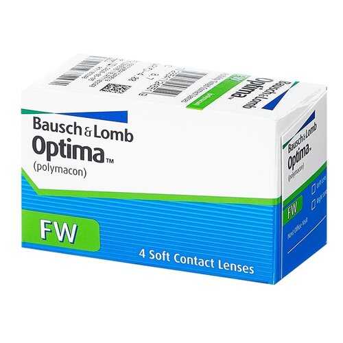 Контактные линзы Optima FW 4 линзы R 8,4 -0,50 в Мелодия здоровья
