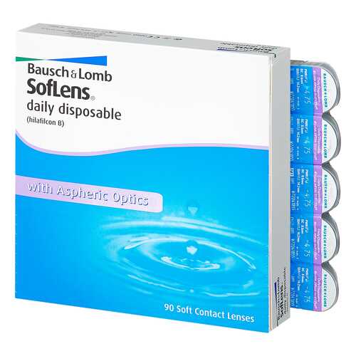 Контактные линзы Soflens Daily Disposable 90 линз -7,00 в Мелодия здоровья