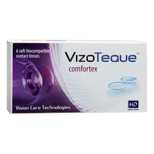 Контактные линзы VizoTeque Comfortex 6 линз R 8,6 -5,50 в Мелодия здоровья