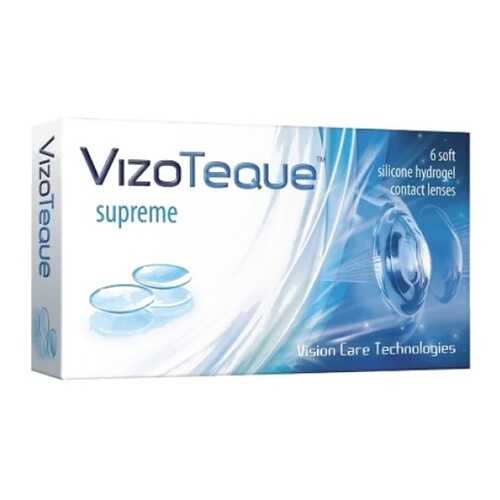 Контактные линзы VizoTeque Supreme 6 линз R 8,6 -0,50 в Мелодия здоровья