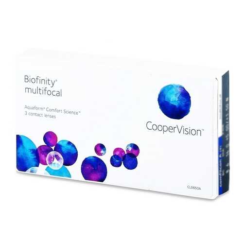 Линзы контактные CooperVision Biofinity multifocal 3 шт. -2,25/+1,50/D в Мелодия здоровья