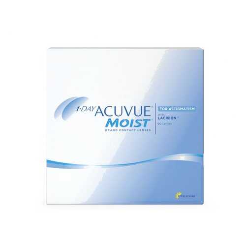 Контактные линзы 1-Day Acuvue Moist for Astigmatism 90 линз -6,50/-1,75/170 в Мелодия здоровья