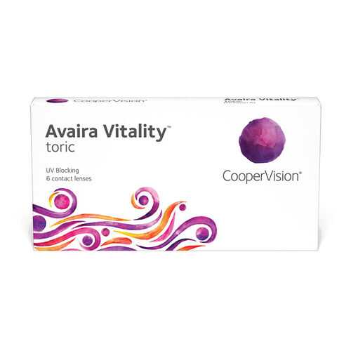 Линзы контактные CooperVision Avaira Vitality toric 6 шт. -3,5/0,75/10 в Мелодия здоровья