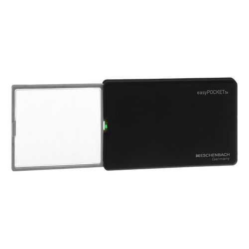 Лупа Eschenbach easyPOCKET выдвижная с подсветкой 50 х 45 мм 3.0х черный в Мелодия здоровья