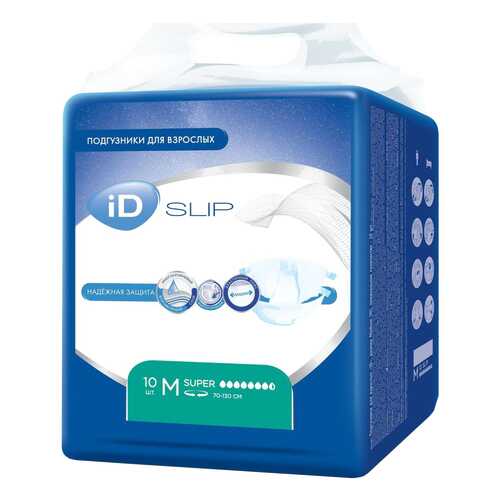 Подгузники для взрослых iD SLIP M 10 шт в Мелодия здоровья