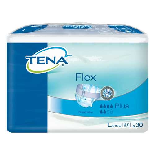 Подгузники для взрослых с поясом, L, 30 шт. Tena Flex Plus в Мелодия здоровья