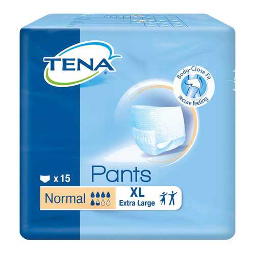 Подгузники для взрослых Tena Pants Normal XL 15 шт. в Мелодия здоровья