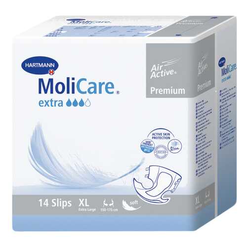 Подгузники для взрослых, XL, 14 шт. MoliCare Premium Extra в Мелодия здоровья