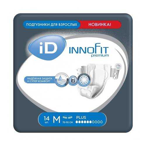 Подгузники iD Innofit для взрослых М 14 шт в Мелодия здоровья