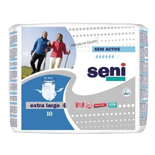 Впитывающие трусы SENI Active XL 10 шт. XL10-RU1 в Мелодия здоровья