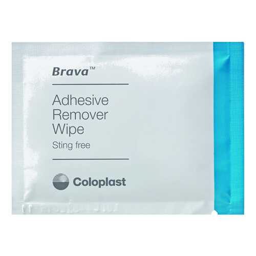 Очиститель для удаления адгезивов, салфетка Coloplast Brava в Мелодия здоровья