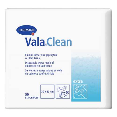 Одноразовые салфетки, 30х33 см, 50 шт. Vala Clean Extra в Мелодия здоровья
