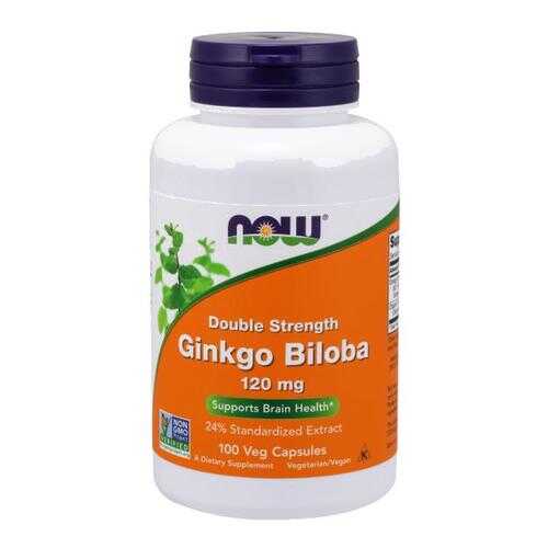 Гинкго Билоба NOW Ginkgo Biloba 120 mg (100 капсул) в Мелодия здоровья