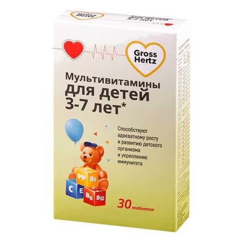 Комплекс для детей 3-7 лет Gross Hertz таблетки 30 шт. в Мелодия здоровья