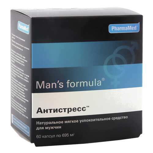 Man's formula Антистресс капсулы 60 шт. man's formula антистресс капсулы 60 шт. в Мелодия здоровья