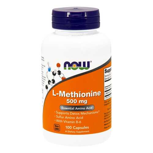 Добавка для здоровья NOW L-Methionine 100 капс. натуральный в Мелодия здоровья