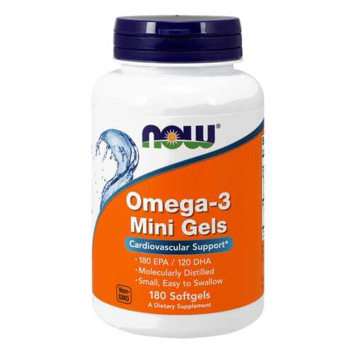 Omega-3 NOW Mini Gels 180 капс. в Мелодия здоровья